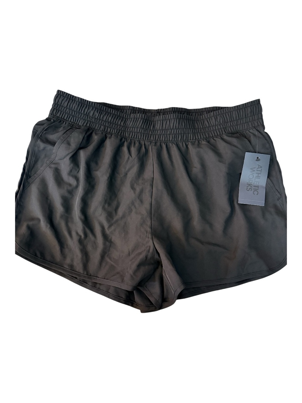 NWT Athletic Works Run Shorts with activewear athleisure daily beach exercise Lg